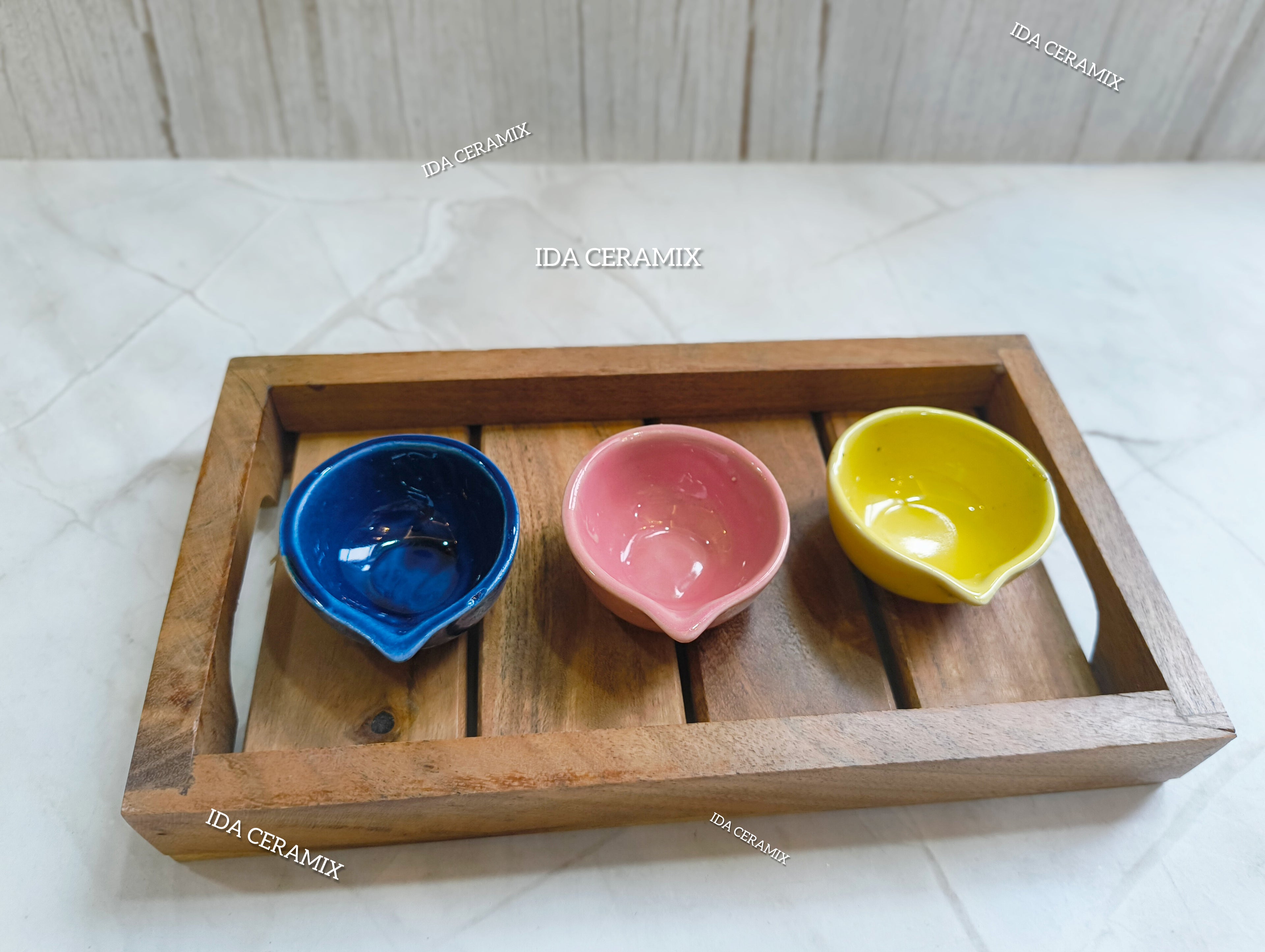 Colorful Ceramic Diyas