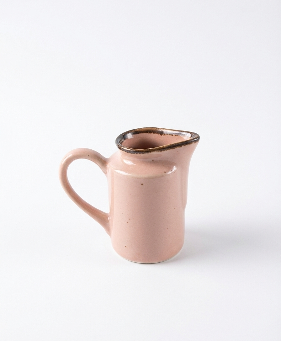 Blush Glaze Ceramic Pouring Jug / sauce Pitcher