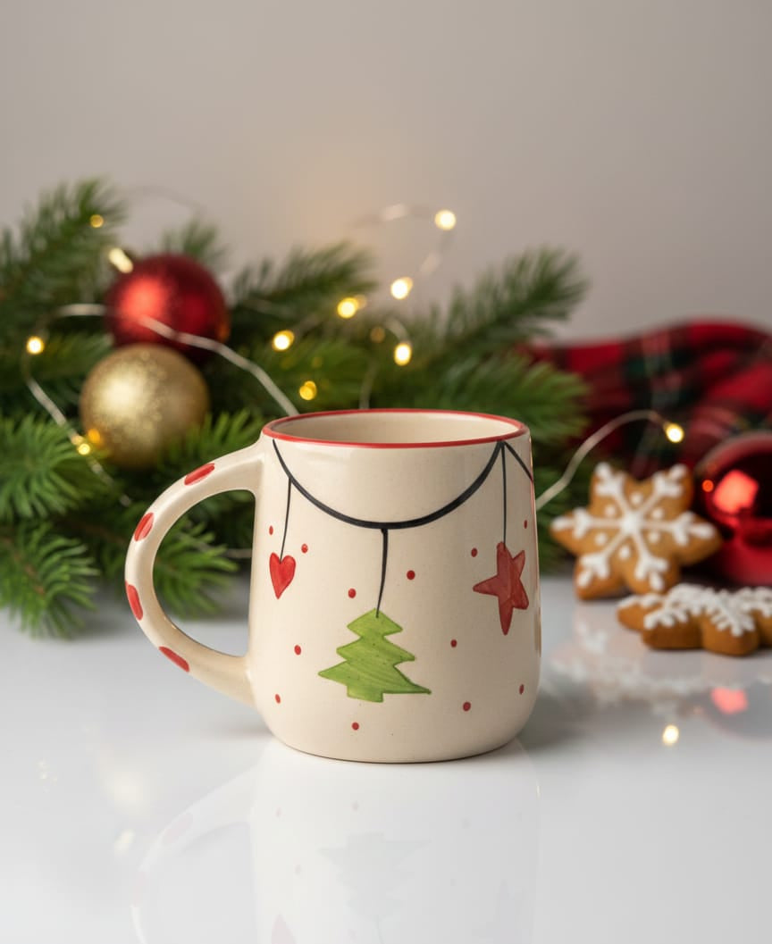 Christmas Mug Decal Design